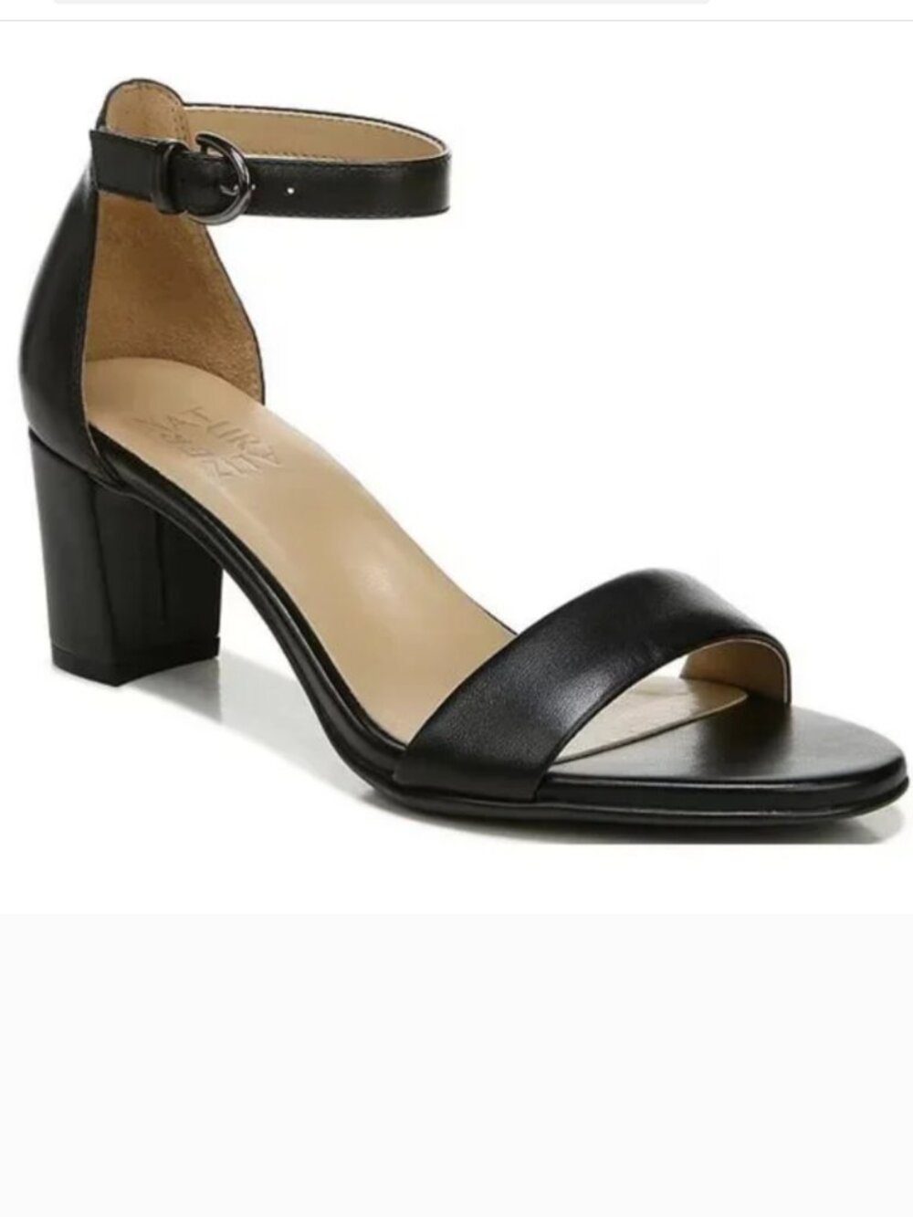 Naturalizer Vera Leather Ankle Strap Dress Sandals